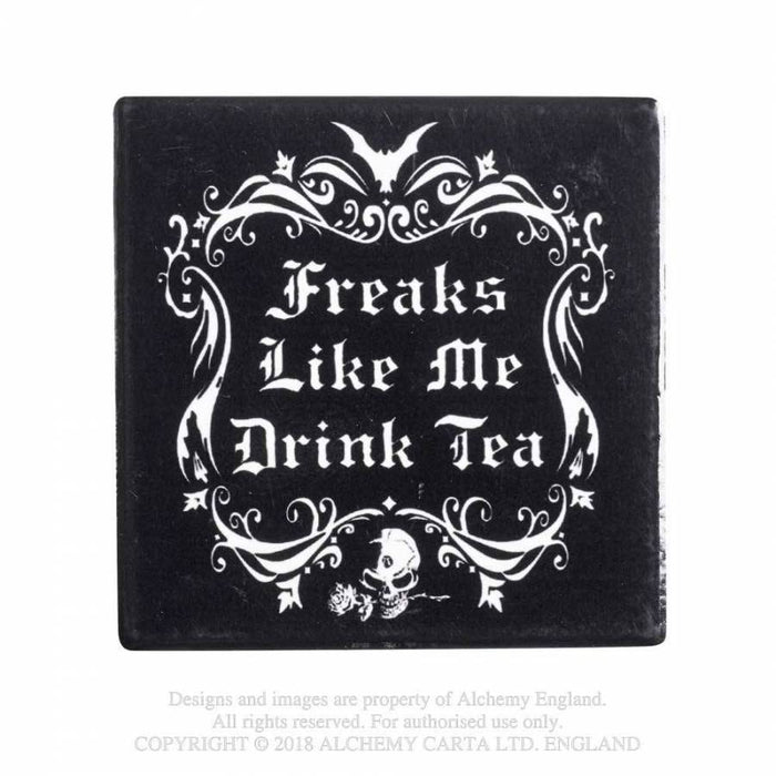 Alchemy Coasters Freaks Like Me Drink Tea Individual Coaster By Alchemy CC5