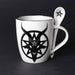 Alchemy Mug Baphomet: Mug and Spoon Set By Alchemy ALMUG23