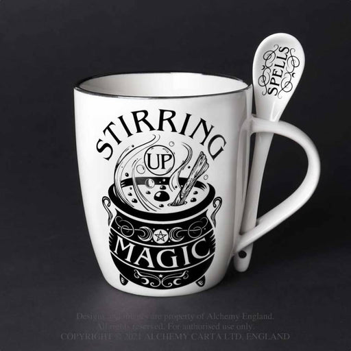 Alchemy Mug Stirring up Magic: Mug and Spoon Set By Alchemy ALMUG22