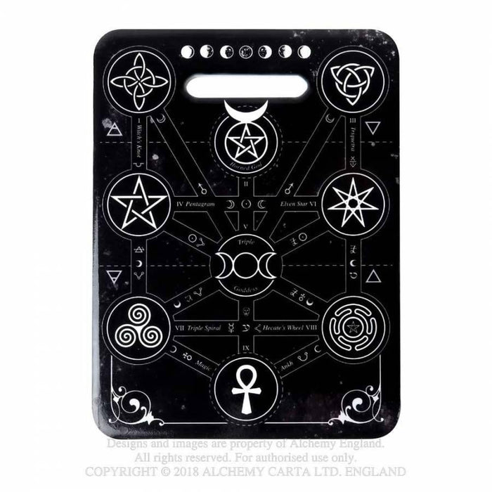 Alchemy Serving Trivets Magic Symbols Chopping Board/Serving Trivet By Alchemy CT2