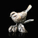 Art in Bronze Bronze Figurine Bluetit Butler & Peach Miniature Bronze Sculpture 2084