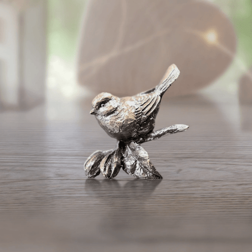 Art in Bronze Bronze Figurine Bluetit Butler & Peach Miniature Bronze Sculpture 2084