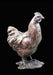 Art in Bronze Bronze Figurine Chicken Butler & Peach Miniature Bronze Sculpture 2067