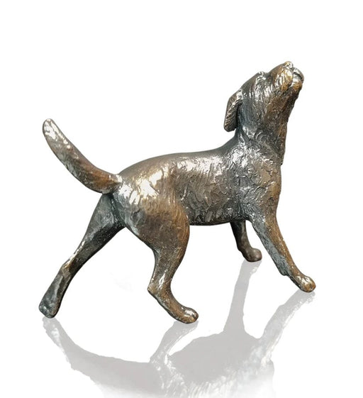 Art in Bronze Bronze Figurine Small Border Terrier Limited Edition Butler & Peach Miniature Bronze Sculpture 1157