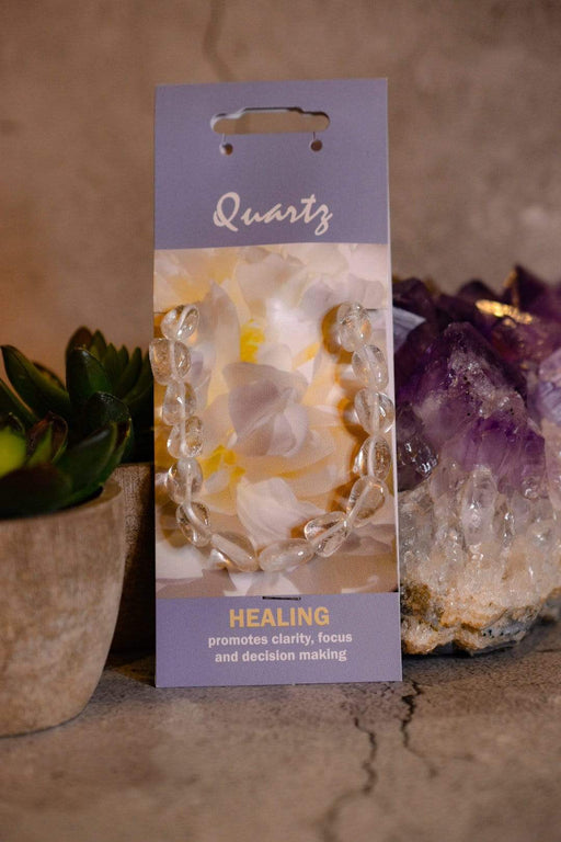Crystal Classics Crystal Healing Jewellery Quartz Beaded Gemstone Bracelet for Healing NG12