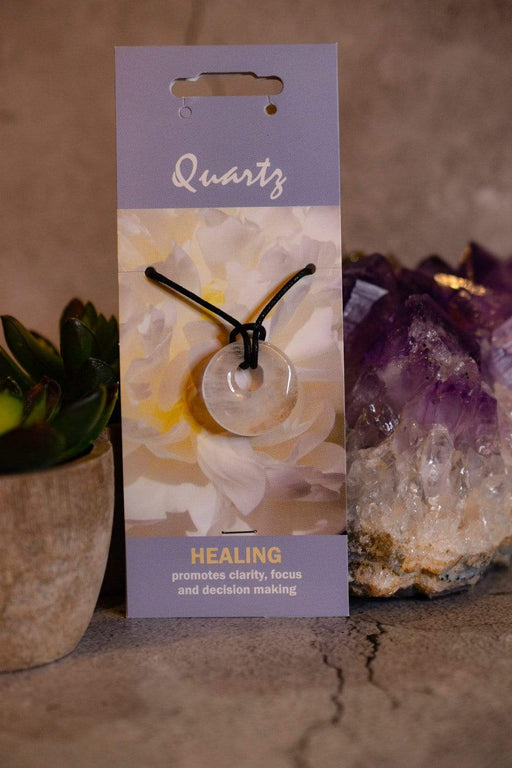 Crystal Classics Crystal Healing Jewellery Quartz Gemstone Healing Pendant Agogo for Healing NG52