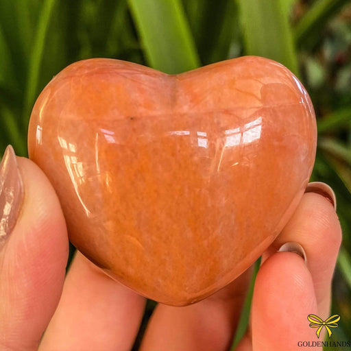 Crystal Classics Crystal Heart Aventurine Peach Crystal Heart HM09