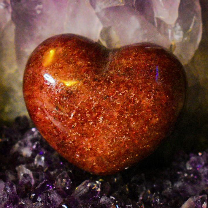 Crystal Classics Crystal Heart Mica Red Crystal Heart HM72