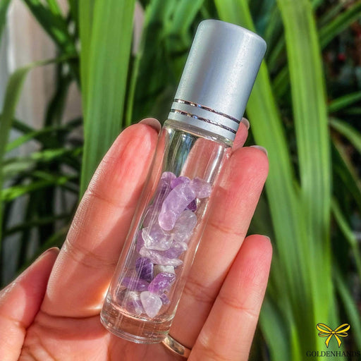 Crystal Magick Oil Roller Amethyst Essential Oil Roller 19EOR-5