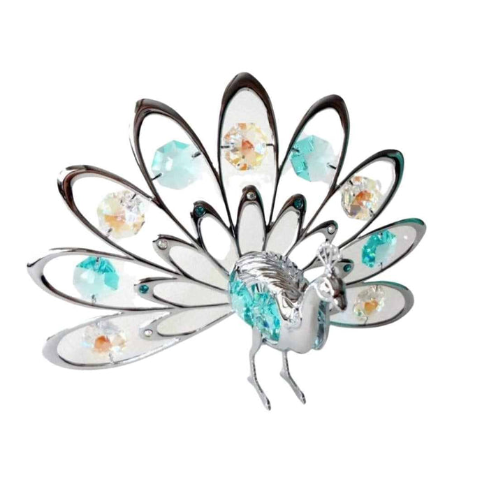 Crystal World CRYSTOCRAFT™ Fan Out Peacock U092