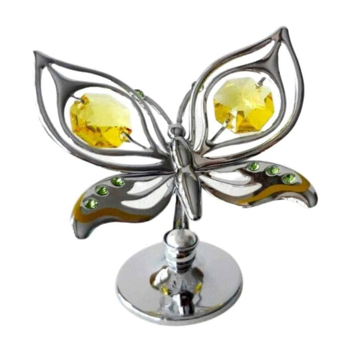 Crystal World Orchid Butterfly Gold U208