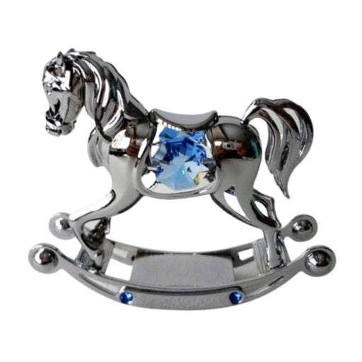 Crystal World Rocking Horse Blue U134B