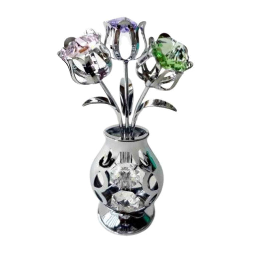 Crystal World Three Tulips Vase U212