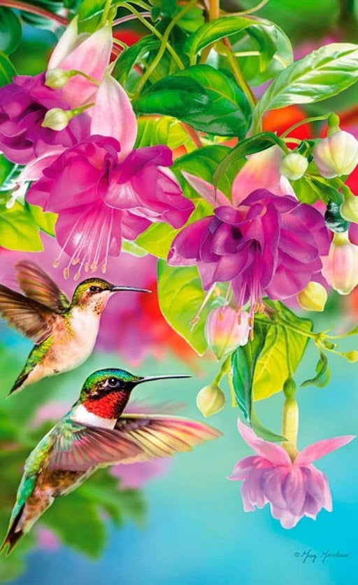 David Westnedge Jigsaw Puzzle Humming Birds Jigsaw Puzzle P546747