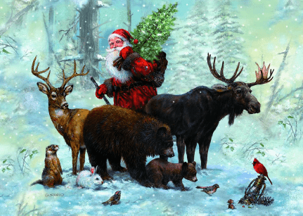 David Westnedge Jigsaw Puzzle Santa's Team Jigsaw Puzzle P551543