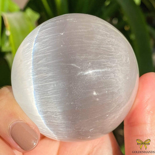 Dolphin Minerals Crystal Ball Selenite Small Crystal Sphere