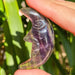 Dolphin Minerals Gemstone Large Fluorite Carved Moon