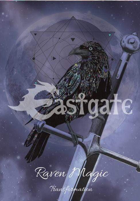 Eastgate Greeting Card Raven Magic Card KA1