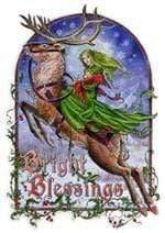 Eastgate Yule Card Bright Blessings Card BY11