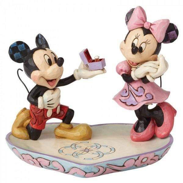 Enesco Disney Figurine A Magical Moment - Mickey Proposing to Minnie Mouse Disney Figurine From Mickey Mouse 4055436