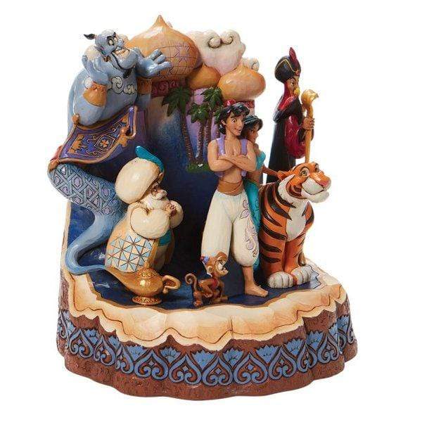 Enesco Disney Figurine A Wondrous Place - Carved by Heart Figurine Aladdin 6008999