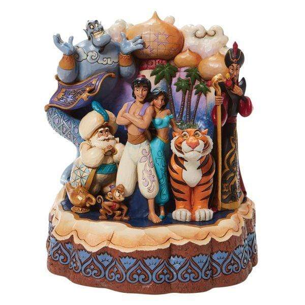 Enesco Disney Figurine A Wondrous Place - Carved by Heart Figurine Aladdin 6008999
