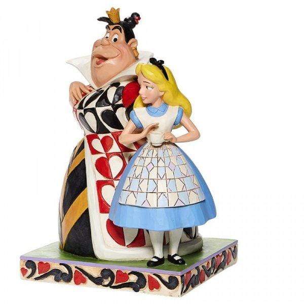 Enesco Disney Figurine Chaos and Curiousity - Alice and the Queen of Hearts Figurine 6008069