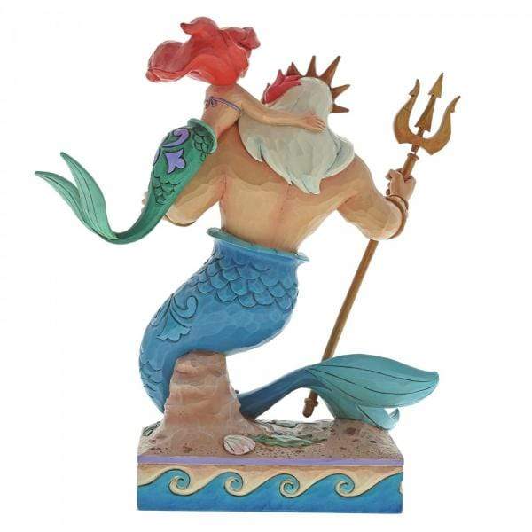 Enesco Disney Figurine Daddy's Little Princess - Ariel and Triton Disney Figurine From The Little Mermaid 4059730