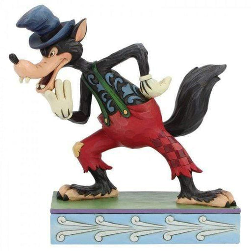 Enesco Disney Figurine I'll Huff and I'll Puff! - Silly Symphony Big Bad Wolf Disney Figurine From Three Little Pigs 6005973