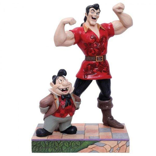 Enesco Disney Figurine Muscle-Bound Menace - Gaston and Lefou Disney Figurine From Beauty And The Beast 6005969