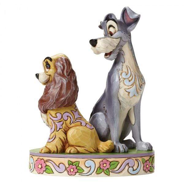 Enesco Disney Figurine Opposites Attract - Lady and The Tramp 60th Anniversary Disney Figurine From Lady And The Tramp 4046040