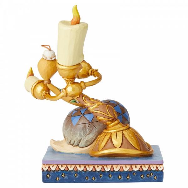 Enesco Disney Figurine Romance by Candlelight - Lumiere and Feather Duster Disney Figurine From Beauty And The Beast 6002814