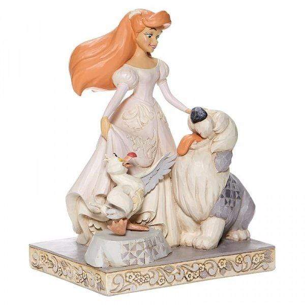 Enesco Disney Figurine Spirited Siren - White Woodland Ariel Figurine 6008066