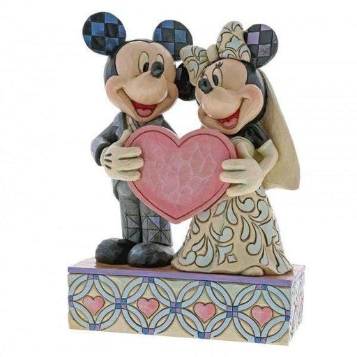 Enesco Disney Figurine Two Souls, One Heart - Mickey Mouse and Minnie Mouse Disney Figurine From Mickey Mouse 4059748