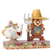 Enesco Disney Figurine Workin' Round the Clock - Mrs Potts and Cogsworth Disney Figurine From Beauty And The Beast 6002813