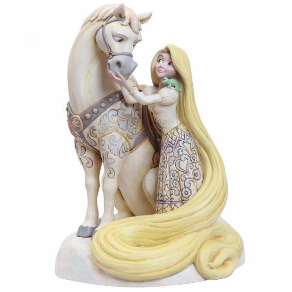 Enesco Disney Innocent Ingenue Rapunzel White Woodland Figurine 6005958