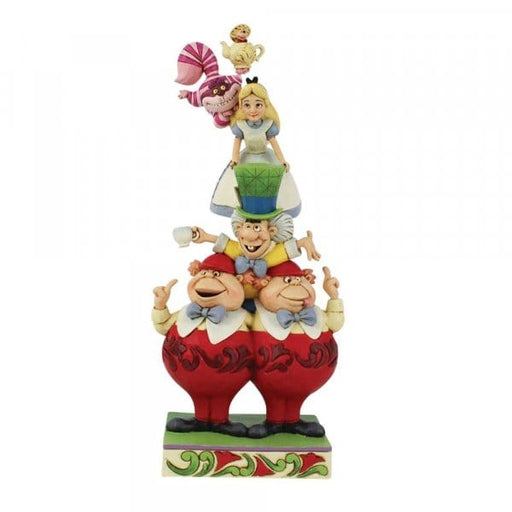 Enesco Disney We're All Mad Here Alice Stacked 6008997