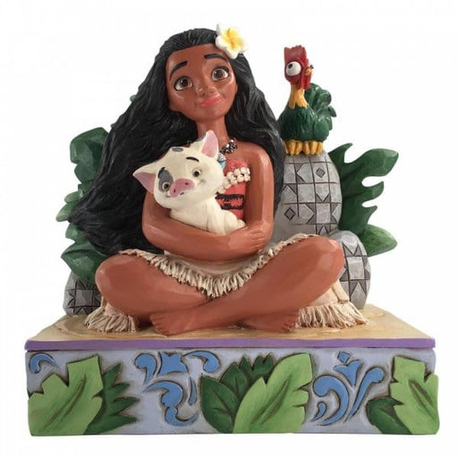 Enesco Disney Welcome to Motunui Moana with Pua and Hei Hei Figurine 6008078