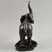 Fiesta Bronze Figurine Elephant On Base With Trunk In The Air 33802