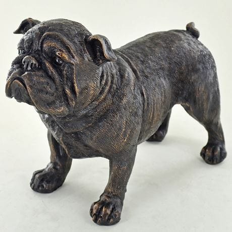 Fiesta Bronze Figurine English Bulldog ornament Bronze Effect figurine 39415