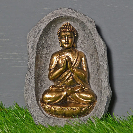 Fiesta Gold Buddha Sitting in Stone 42003