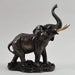 Fiesta Ornament Elephant On Base With Trunk In The Air 33802