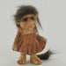 Fiesta Troll Figurine Holding a Dress Troll Garden Ornament 80018