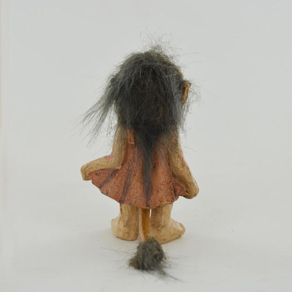 Fiesta Troll Figurine Holding a Dress Troll Garden Ornament 80018
