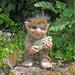 Fiesta Troll Figurine Holding a Fish Troll Garden Ornament 80011