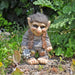 Fiesta Troll Figurine Holding a Mace Troll Garden Ornament 80010
