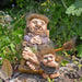 Fiesta Troll Figurine In a Rocking Chair with Child Troll Garden Ornament 80013