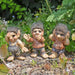 Fiesta Troll Figurine See, Hear, Speak No Evil Troll Garden Ornaments 80000