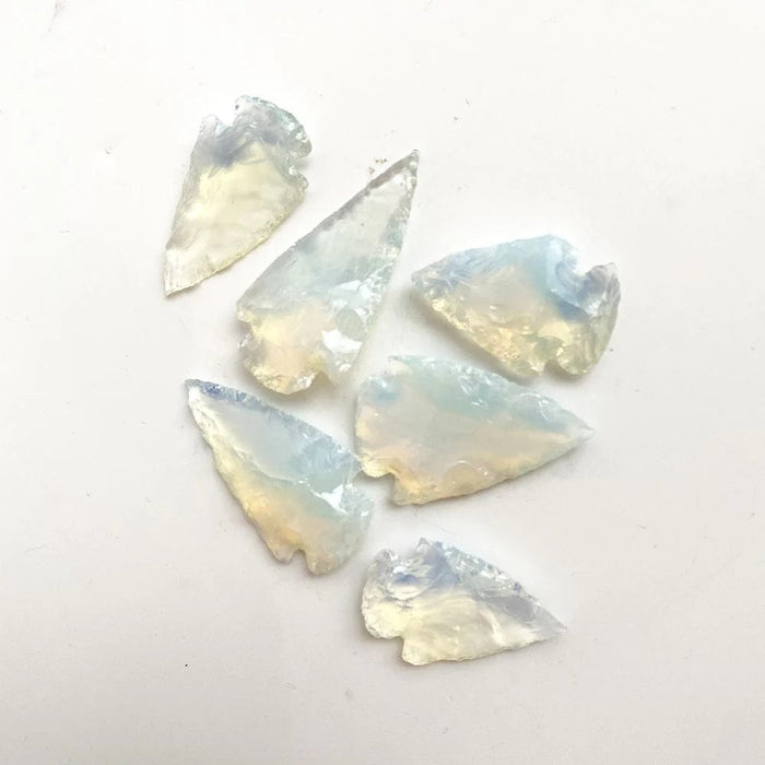 GLOBAL 1ST Gemstone Opalite Arrowheads 3-4cm VN-4421-ARRWHDS-3CM-OPT