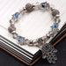 GLOBAL 1ST Talisman Evil Eye & Hamsa Bracelet Grey VN-4491-EE-BRC-HMSA-GY